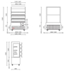 Refrigerated beverage display case