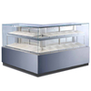 L-shaped cake display case